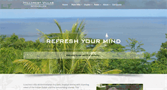 Desktop Screenshot of hillcrestvillasseychelles.com
